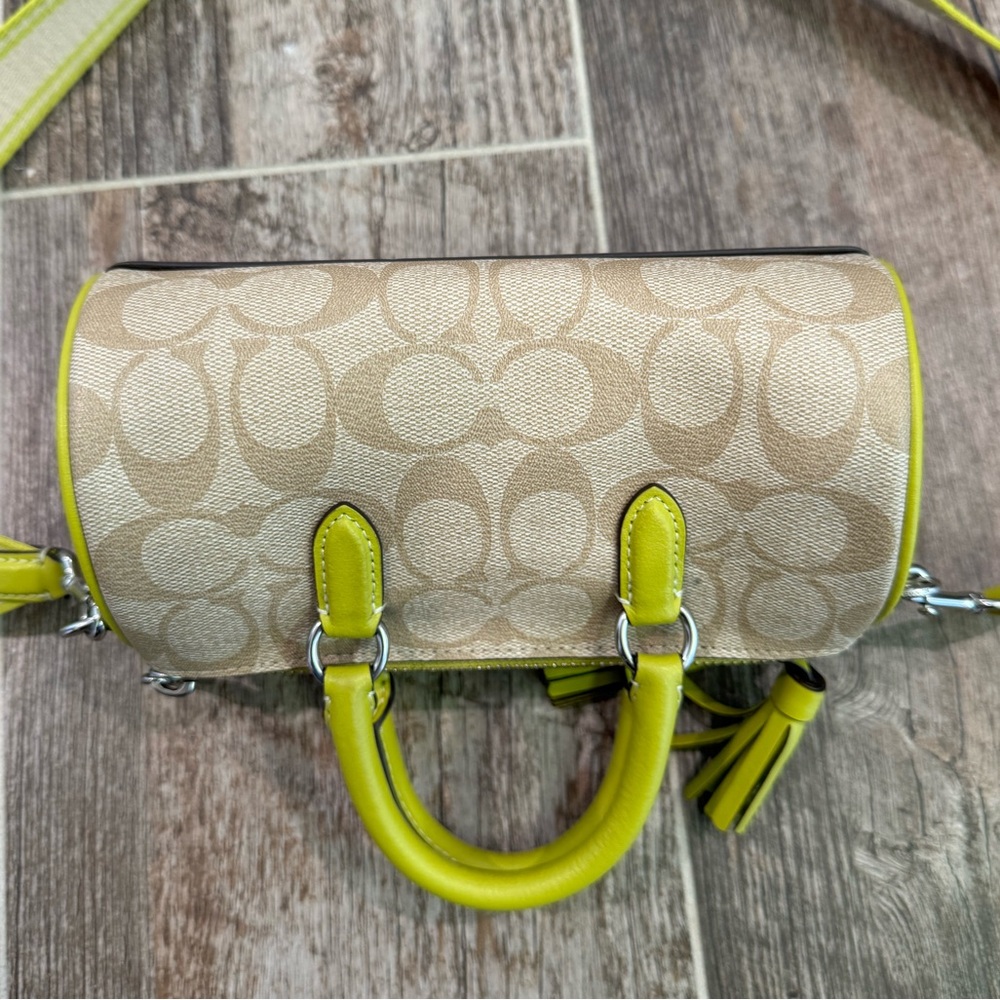 NWT Coach Outlet Lacey Crossbody In Signature Canvas - Picture 5 of 10